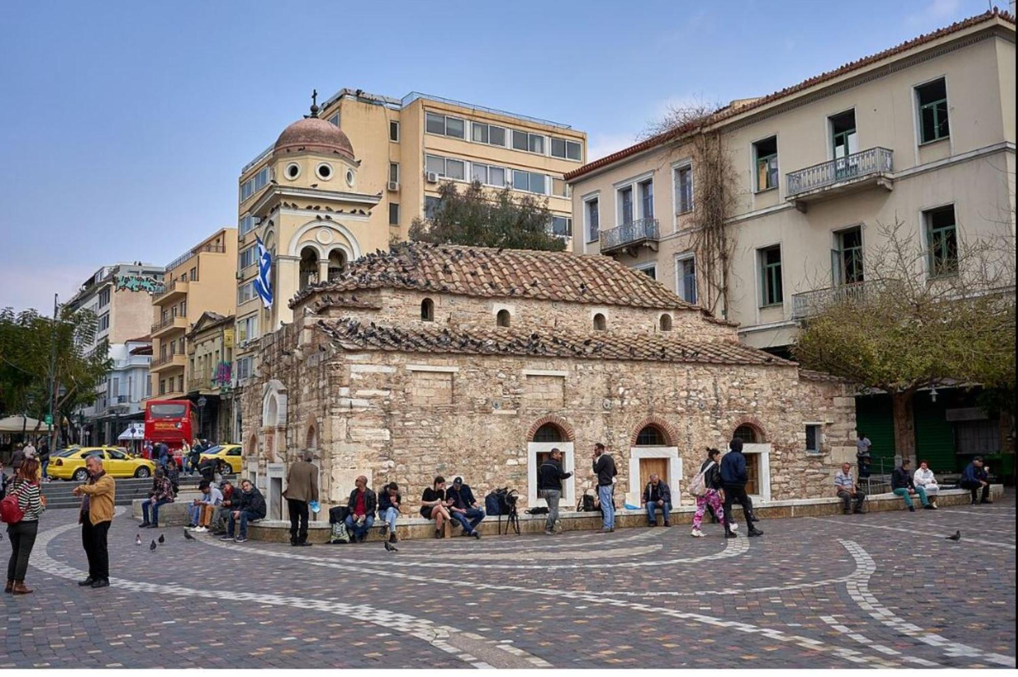 Ermou Monastiraki View Lycabettus Daire Atina Dış mekan fotoğraf
